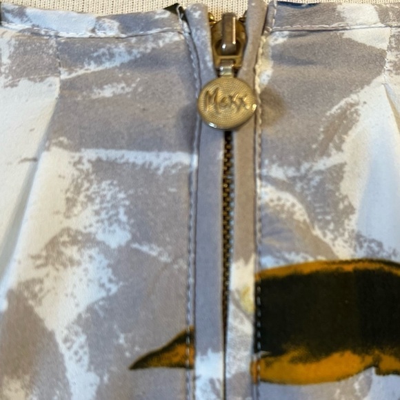 Mexx Womens White & Grey Floral Abstract 3/4 Sleeve Blouse, Size 12 - Picture 7 of 8